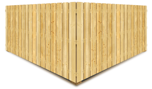 Photo of a wood privacy fence in Douglas, Georgia