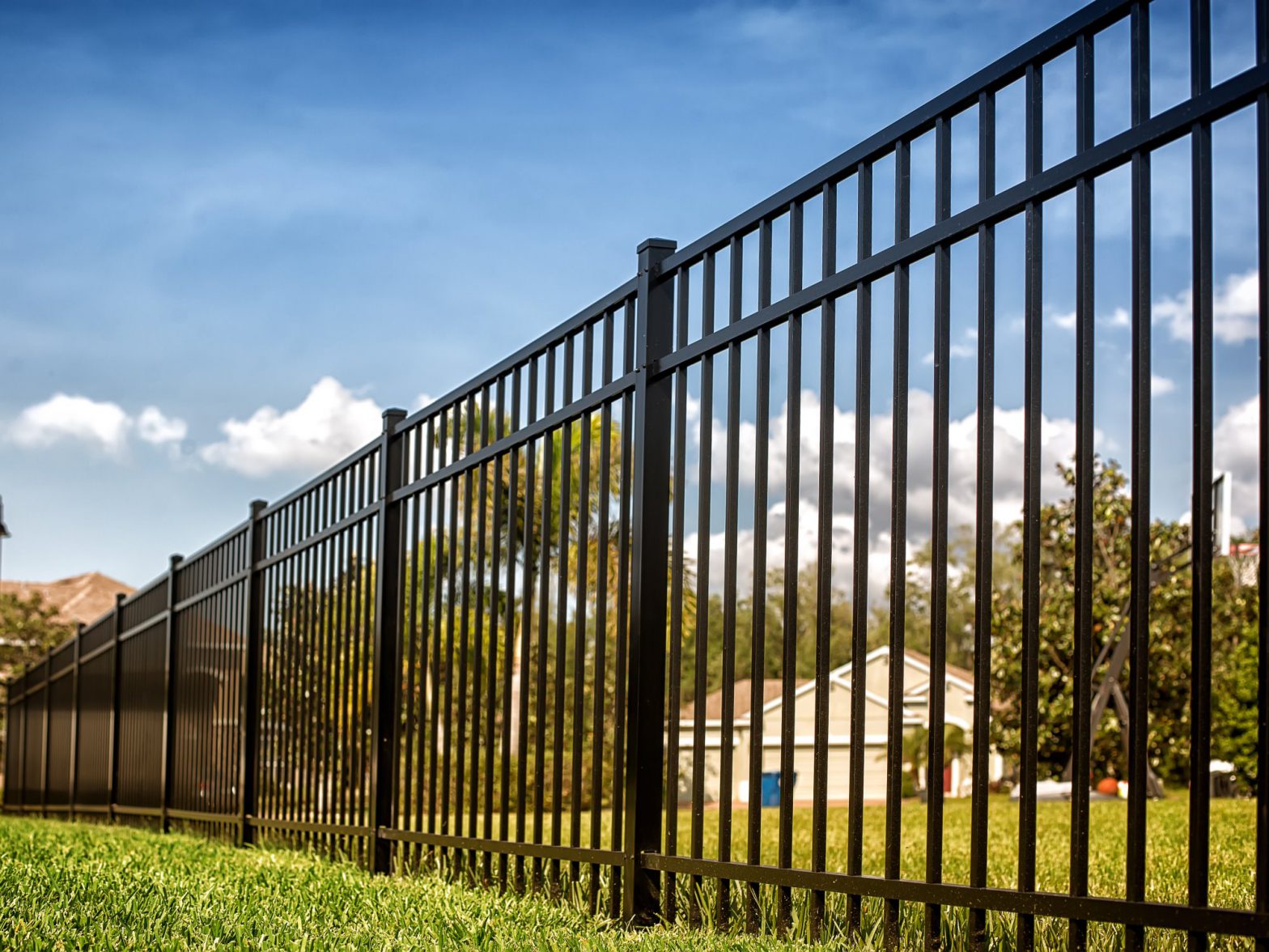 Photo of a Georgia aluminum fence
