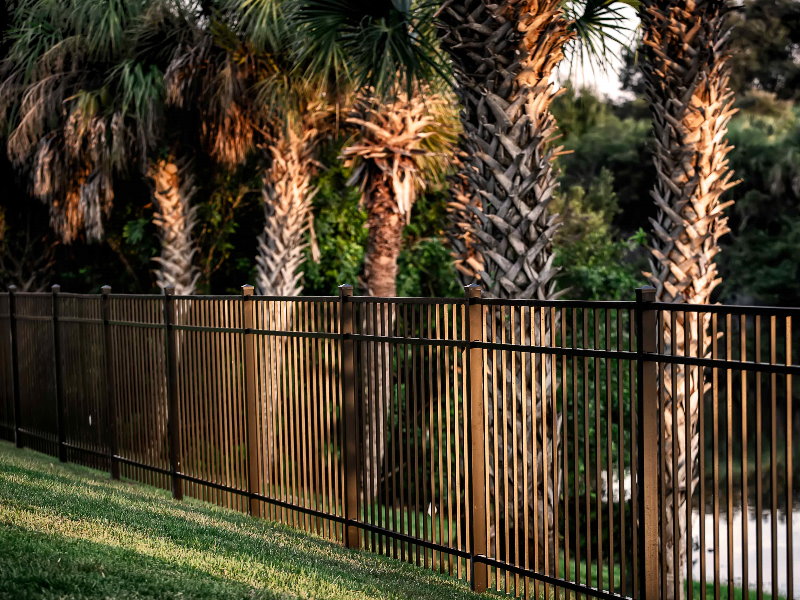 Photo of a Georgia aluminum fence