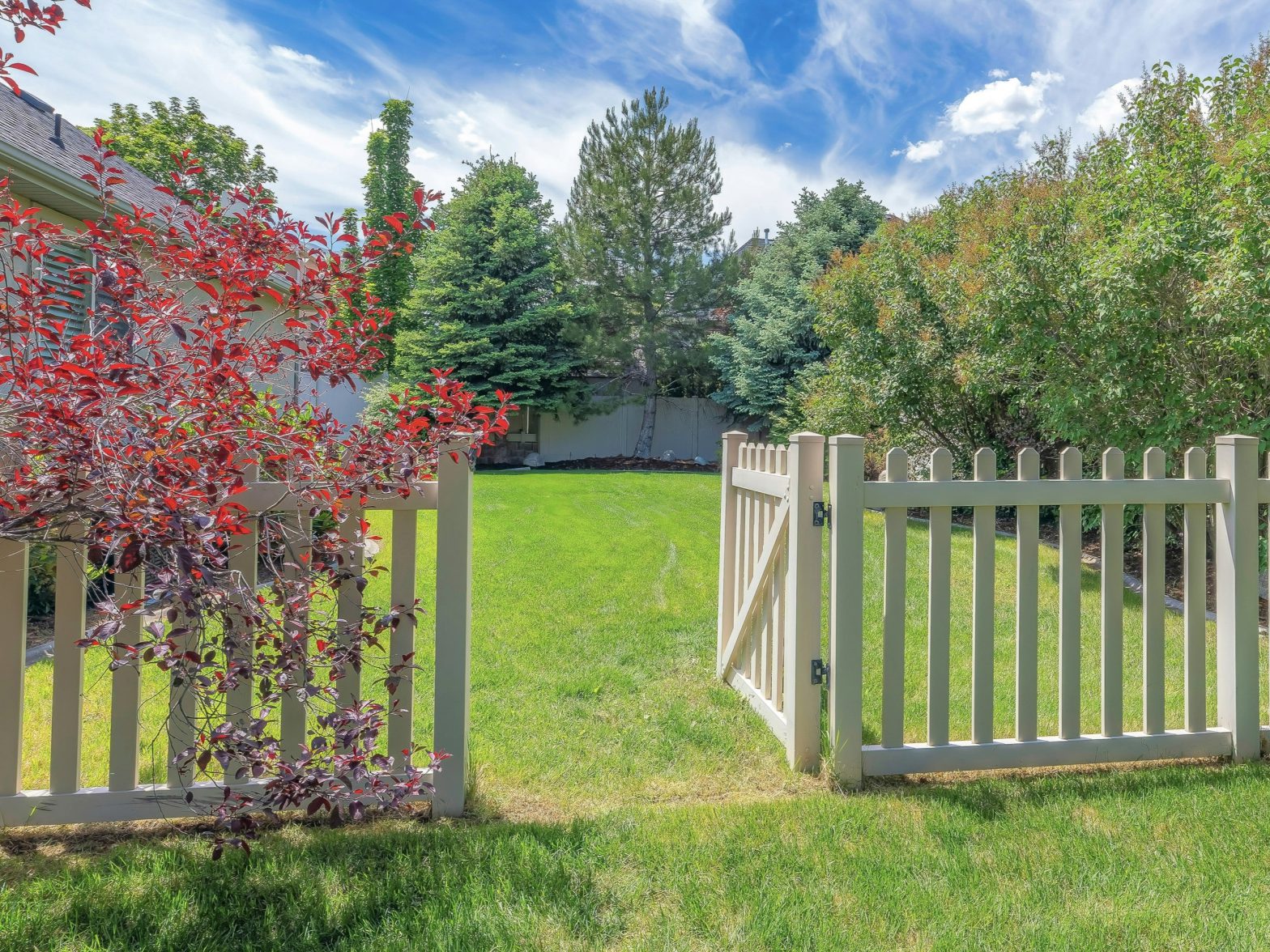 Photo of a gate from a Georgia fence company