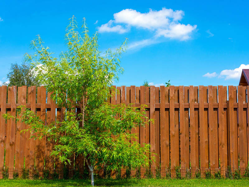 Perry GA Shadowbox style wood fence